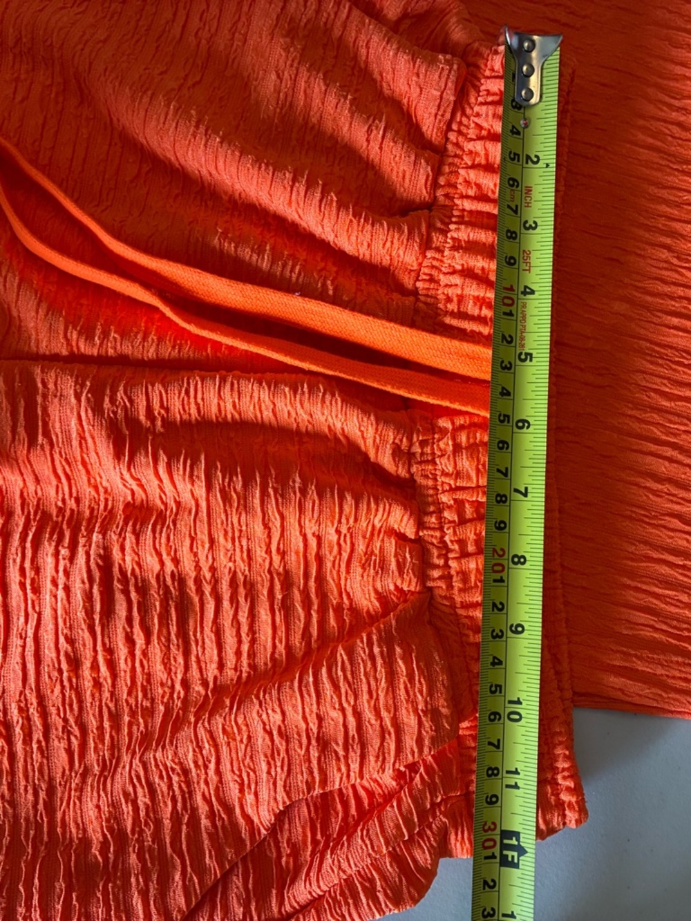 Bright Orange Textured Two-Piece Set - Picture 3 of 6